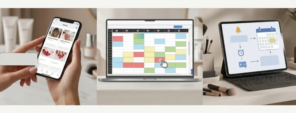 ReSpark appointment dashboard ReSpark salon appointment booking software dashboard