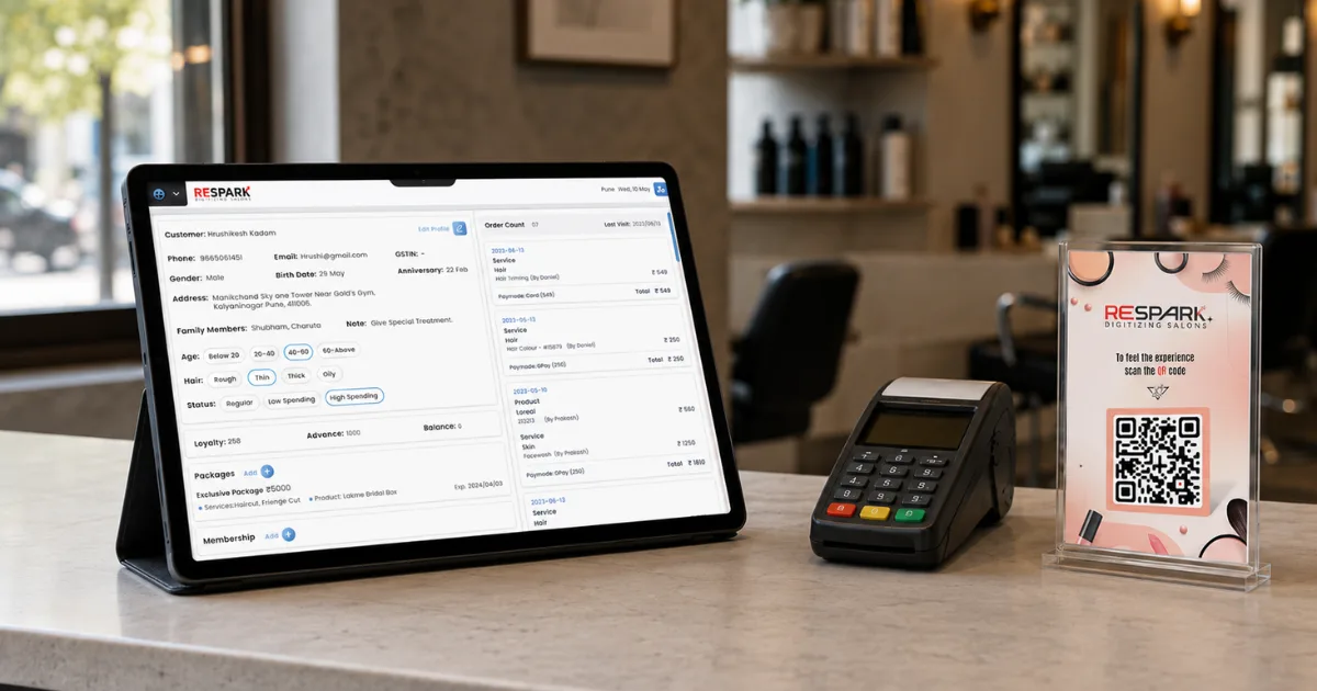 salon client database to the data into growing business